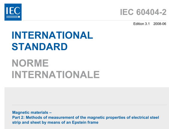 IEC 60404-2:2008 pdf download