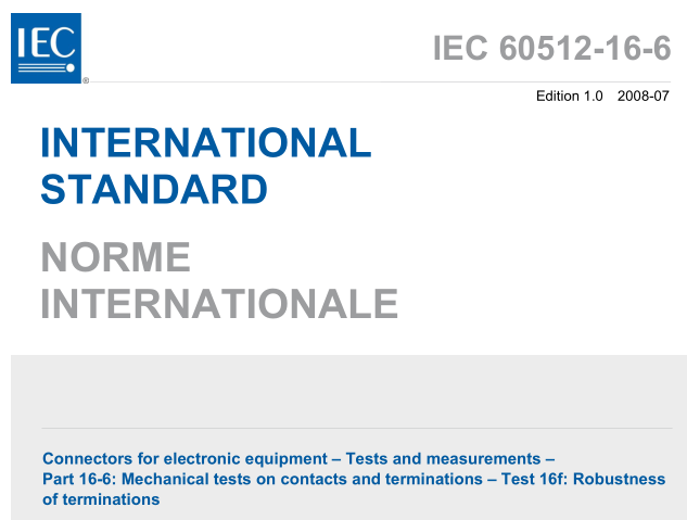 IEC 60512-16-6:2008 pdf download