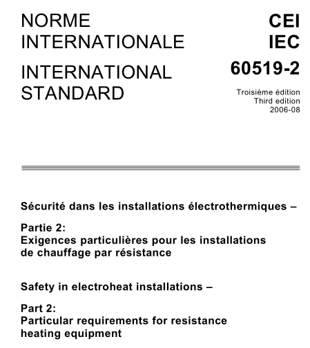 IEC 60519-2:2006 pdf download