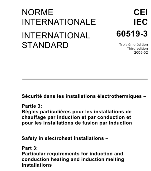 IEC 60519-3:2005 pdf download