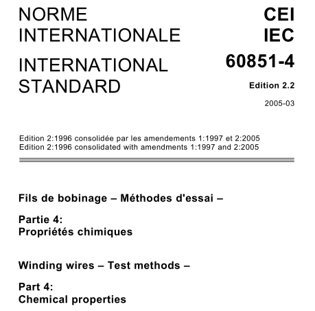 IEC 60851-4:2005 pdf download