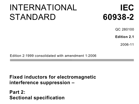 IEC 60938-2:2006 pdf download