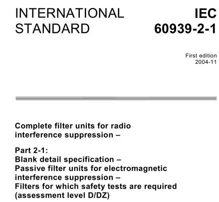 IEC 60939-2-1:2004 pdf download