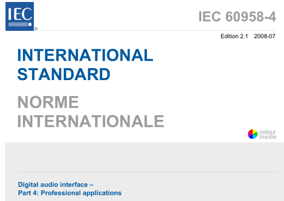 IEC 60958-4:2008 pdf download