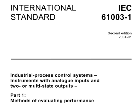 IEC 61003-1:2004 pdf download