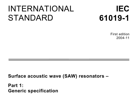 IEC 61019-1:2004 pdf download