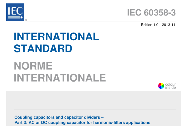 IEC 60358-3:2013 pdf download